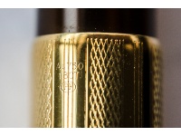 PF hallmark on a gold barrel PF hallmark on a gold barrel