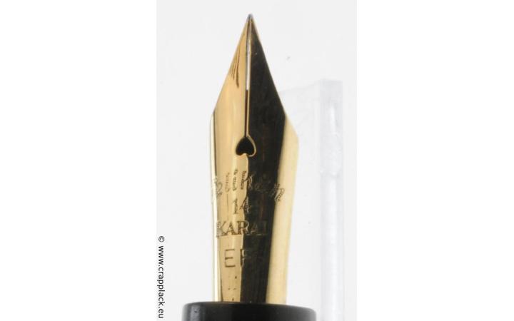 Hearthole nib with imprinted nib size