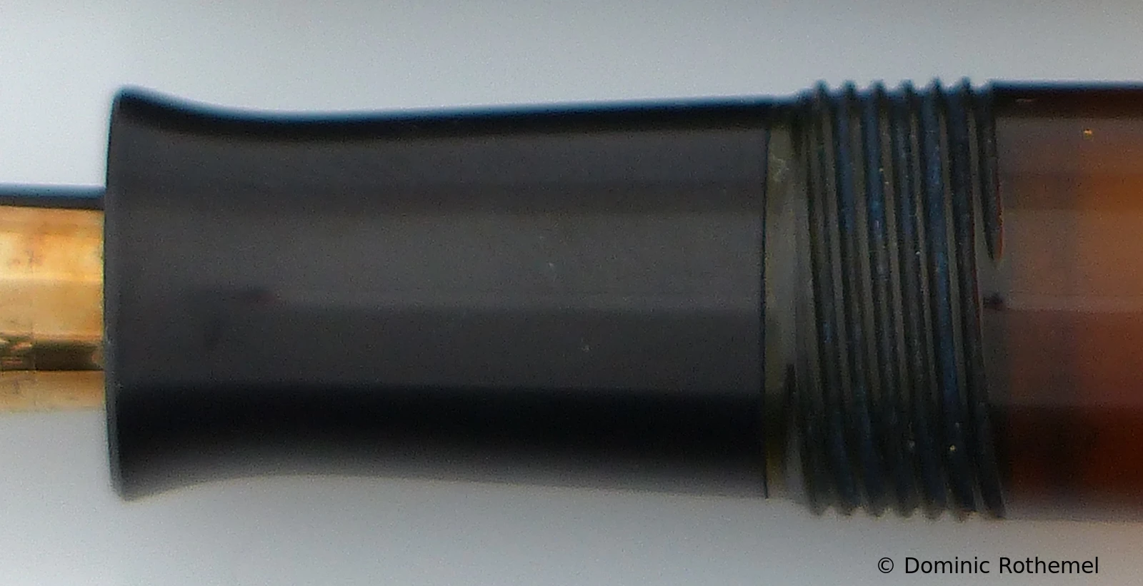 Ebonite tapered grip section Ebonite tapered grip section