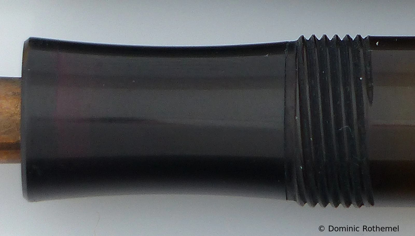 Griffstück aus Ebonit Griffstück aus Ebonit