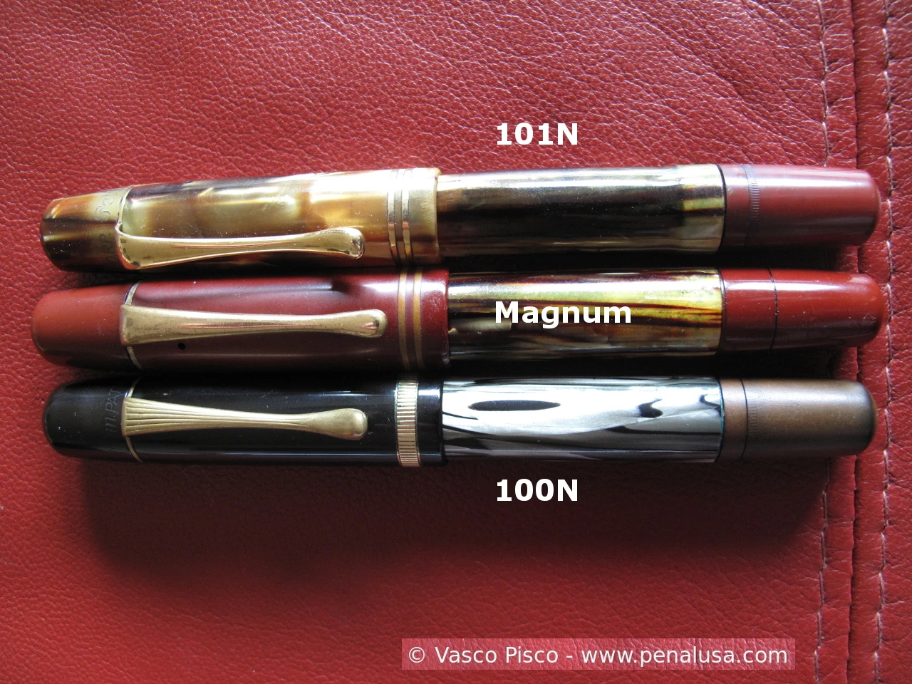 Pelikan 101N, Magnum and 100N comparison Pelikan 101N, Magnum and 100N comparison