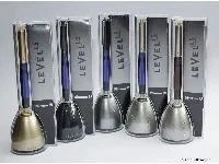 5 models L5 in the sales packaging - from left to right: L5 Gold, L5 Ceramic, L5 Black-Blue, L5 Silver-Blue und L5 Silver-Red © Otto Lütkemeyer