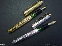 The anniversary fountain pen M760 (top) and M750 (below). © http://kmpn.blogspot.com