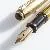 Pelikan 500N Tortoise brown-striped - Gold doublé
