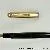 Pelikan 600N Black-striped - 14 ct gold cap

